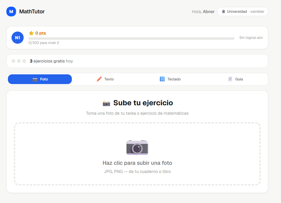Captura nivel Universidad
